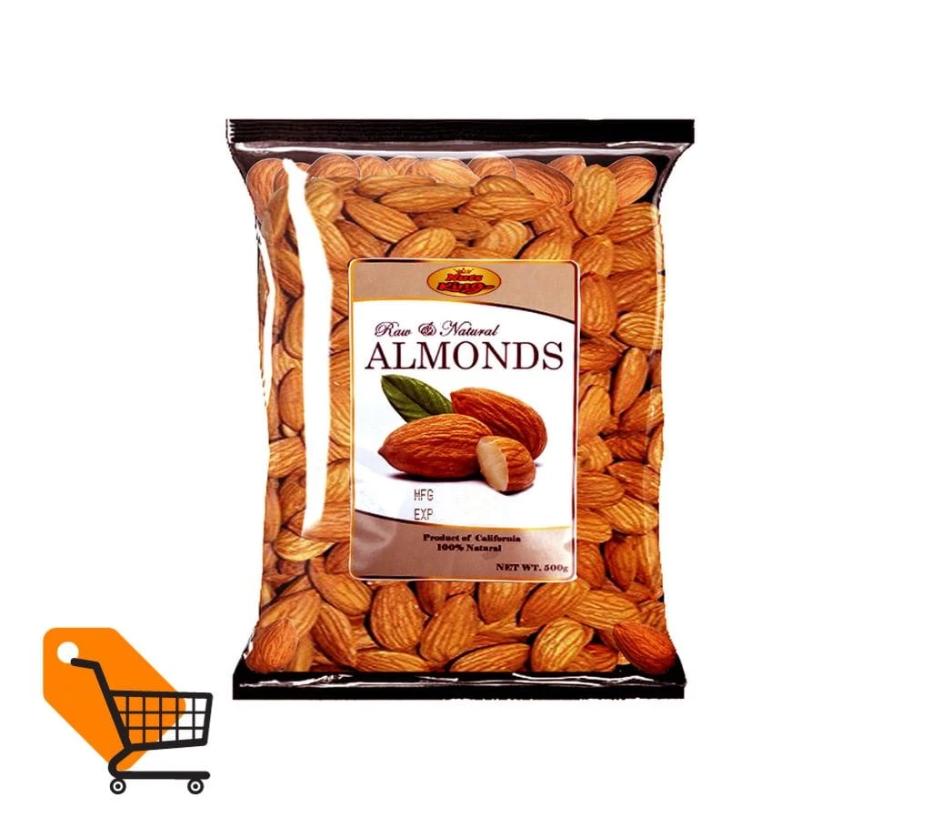 Almond Nuts (Kath Badam) 500gm (Rasak)
