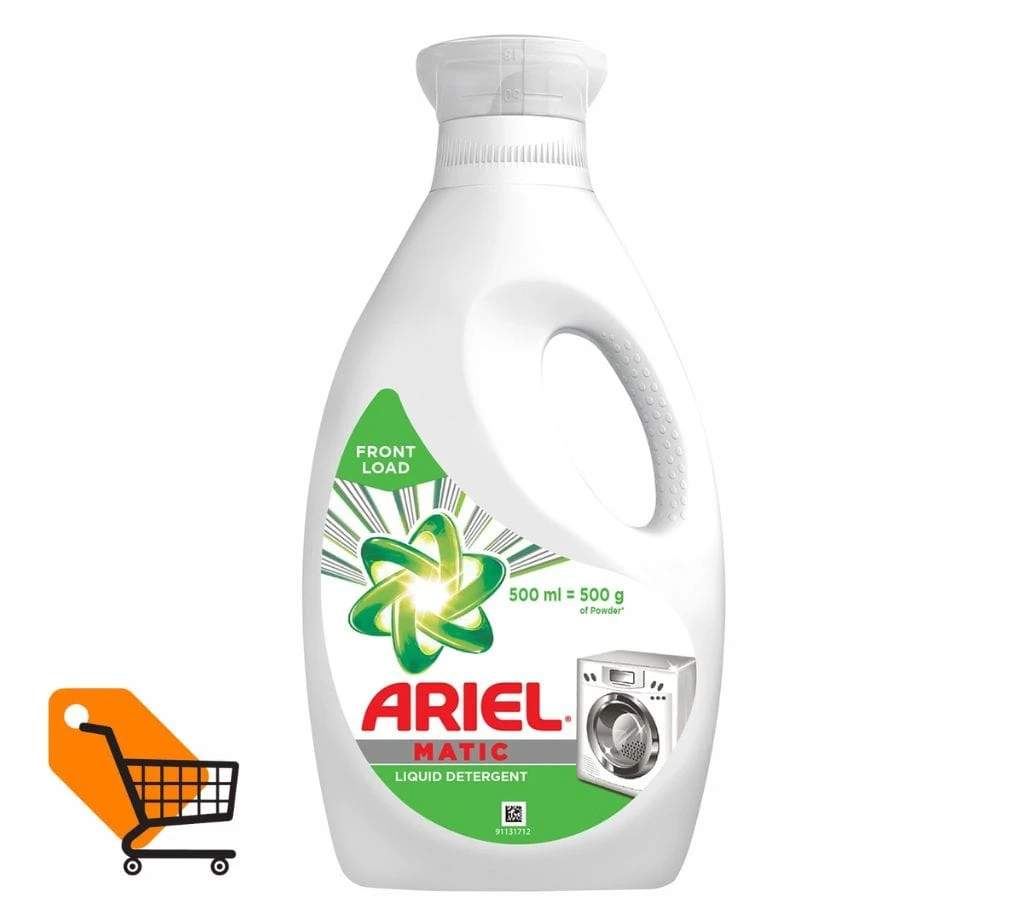 Ariel Matic Liquid Detergent Front Load 500 ml