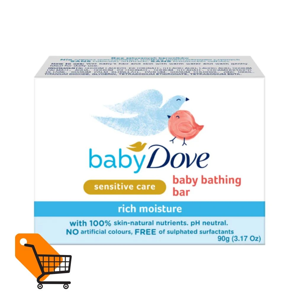Baby Dove Sensitive Care Rich Moisture Baby Bathing Bar 90g
