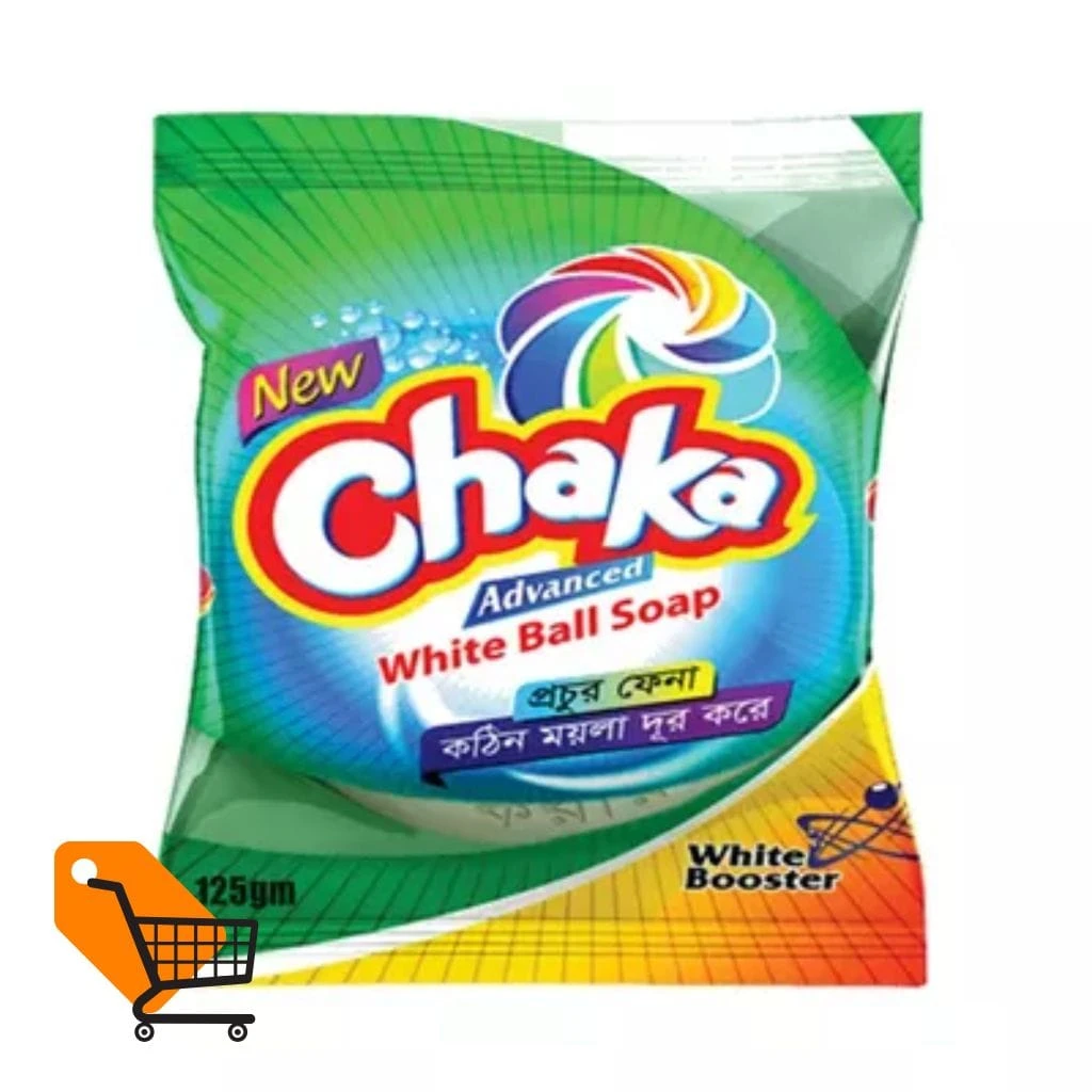 Chaka Advance White Ball Soap 125 gm