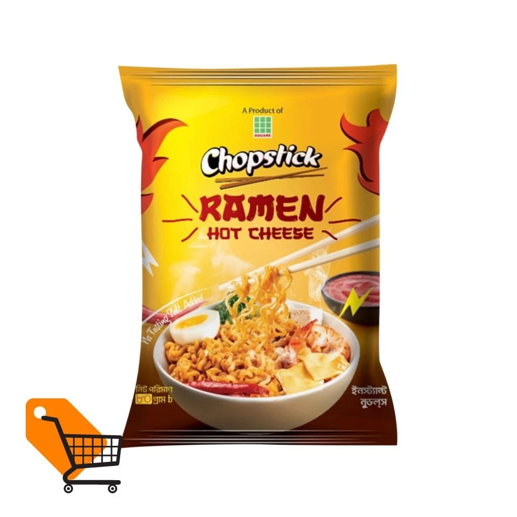 Chopstick Ramen Noodles Hot Cheese 160gm 2 Pack