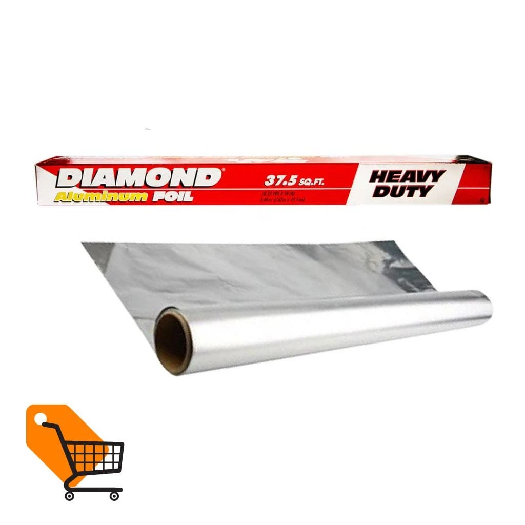 Diamond Aluminium Foil Paper Heavy Duty 37.5 SQ.FT.
