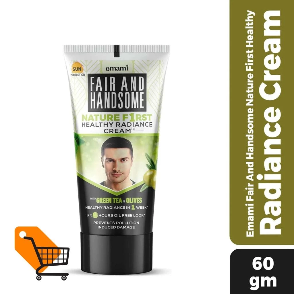 Emami Fair And Handsome Nature First Healthy Radiance Cream 60 gm