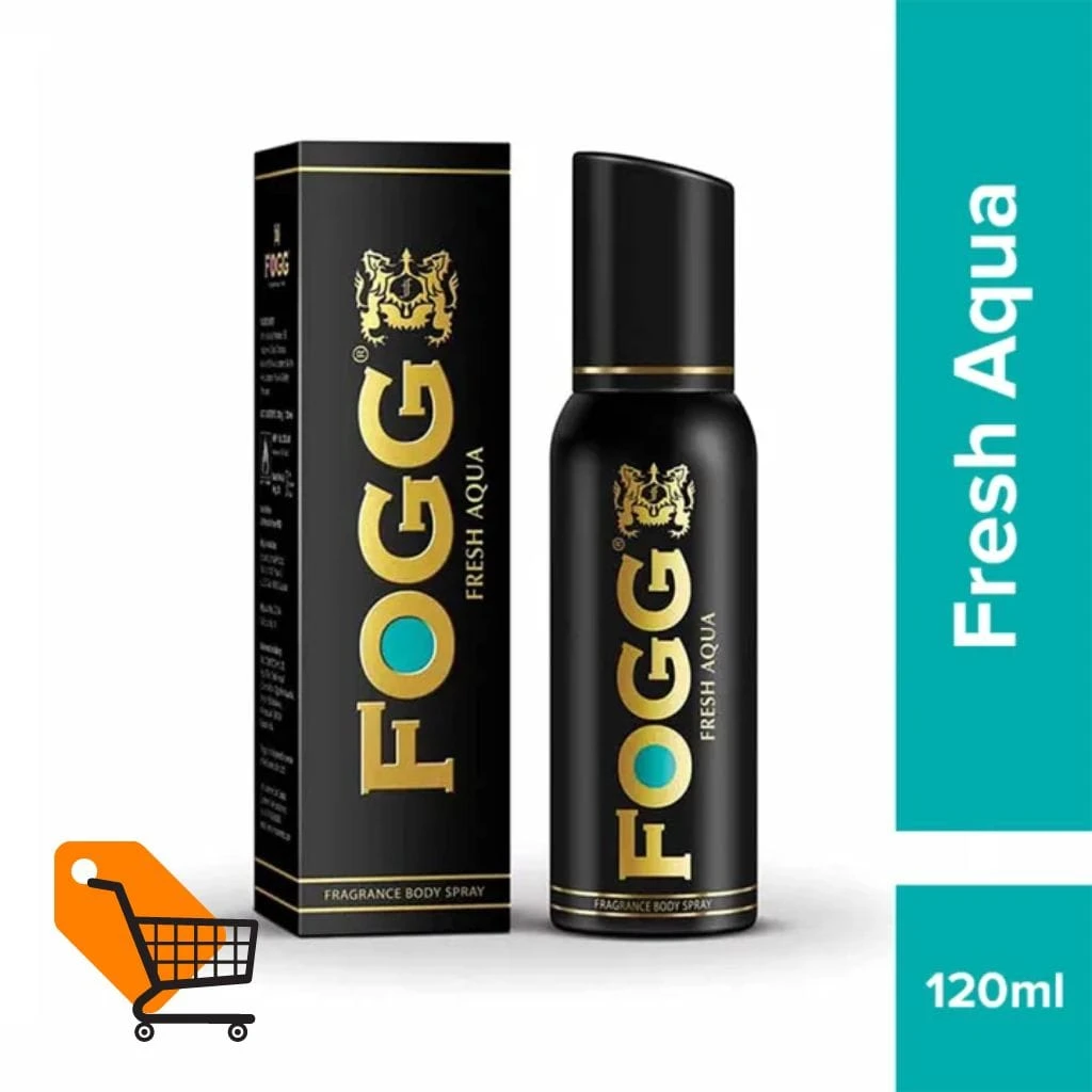 Fogg Black Men Body Spray (Aqua) 120ml