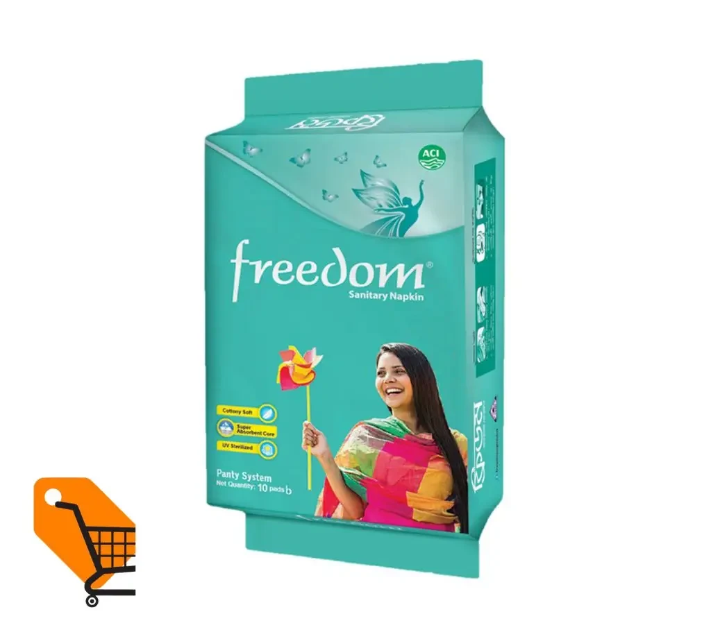 Freedom Panty System Sanitary Napkin 10 pads