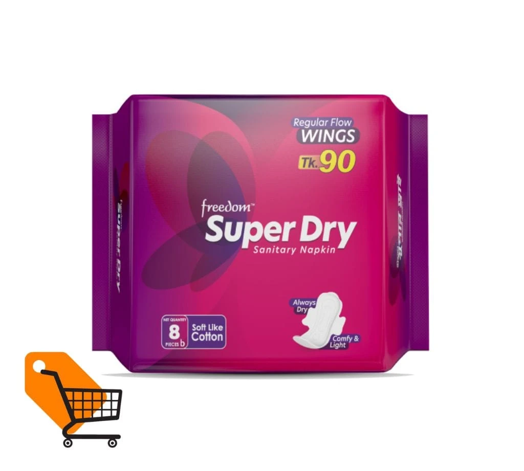 Freedom Super dry Sanitary Napkin 8 Pads