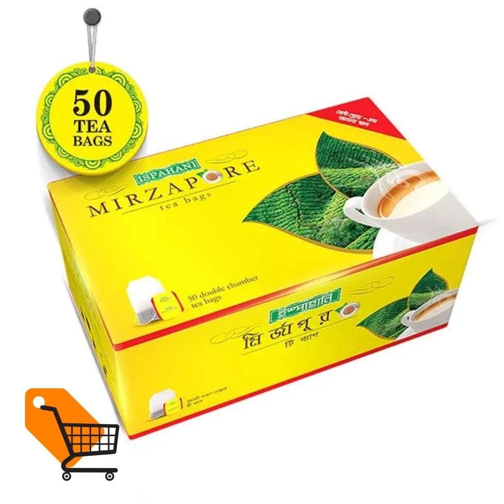 Ispahani Mirzapore Double Chamber Tea Bags 50 pcs