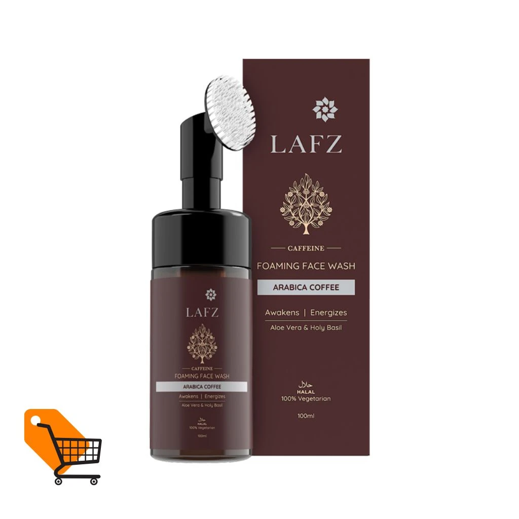 LAFZ Halal Caffeine Foaming Face Wash 100ml