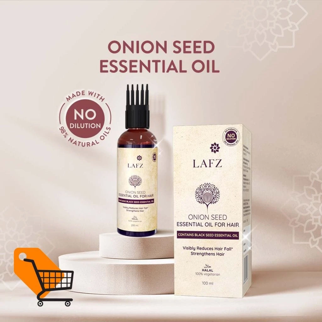 Lafz Onion Seed Essential Oil For Hair 200ml