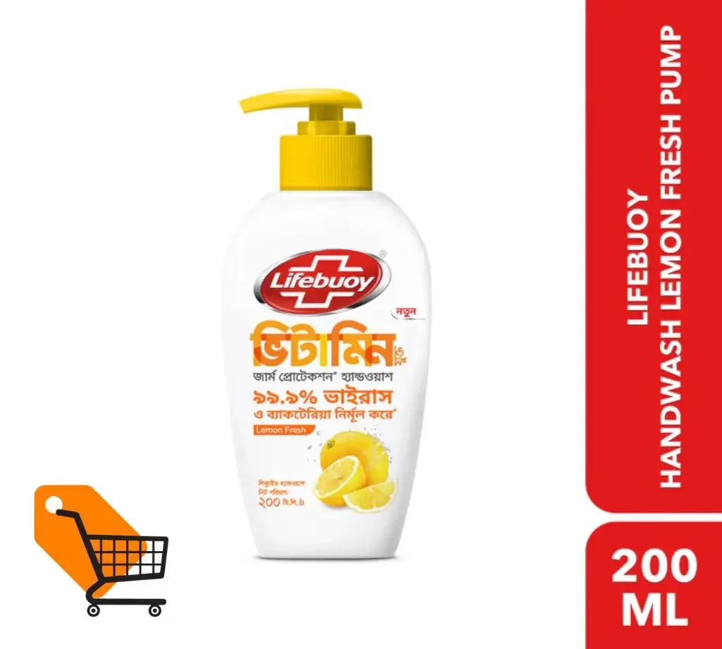 Lifebuoy Liquid Handwash Lemon Fresh Pump 200ml