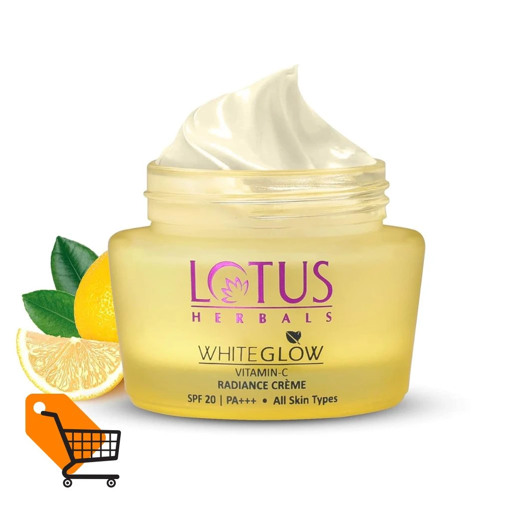 Lotus Herbals Whiteglow Vitamin-C Radiance Creme Spf 20 Pa+++ 35g