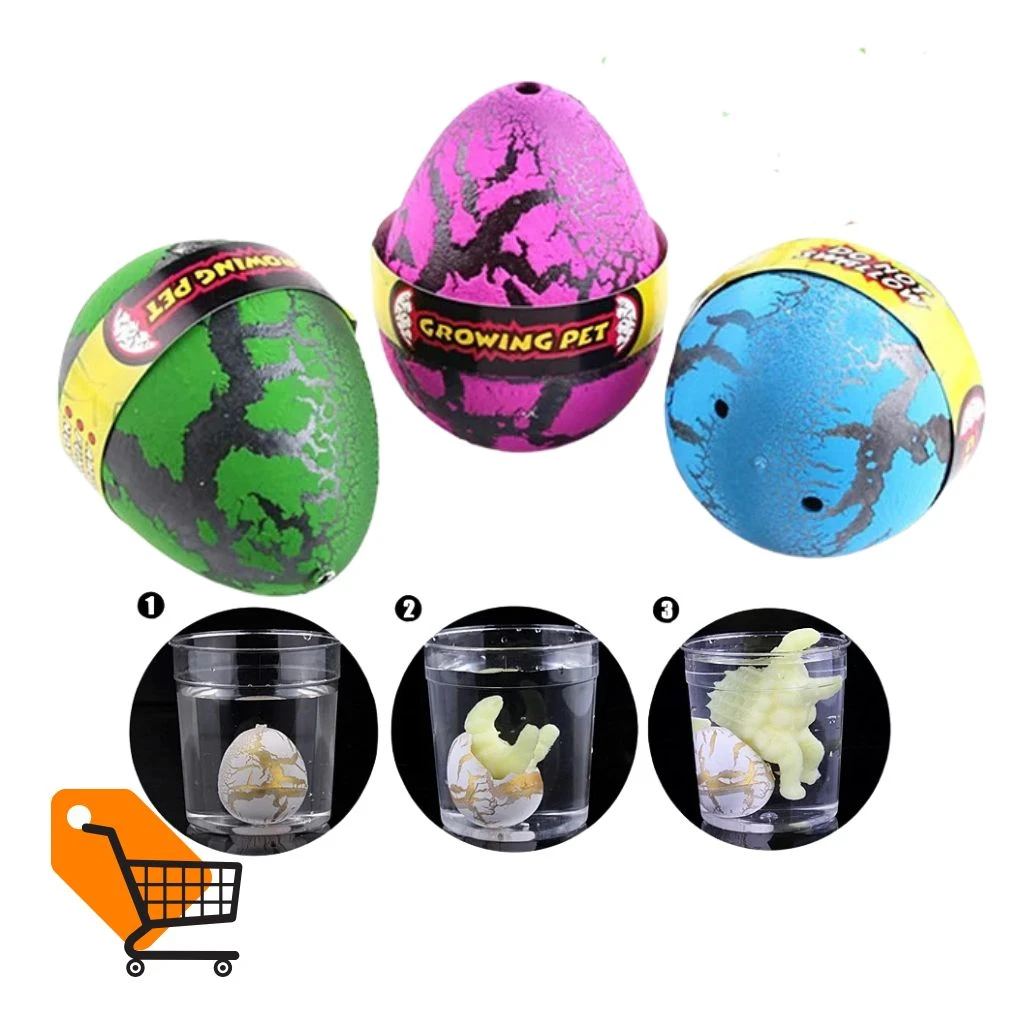 Magic Water Inflation Growing Toy Dinosaur Egg Hatching Egg Toy 1 pcs
