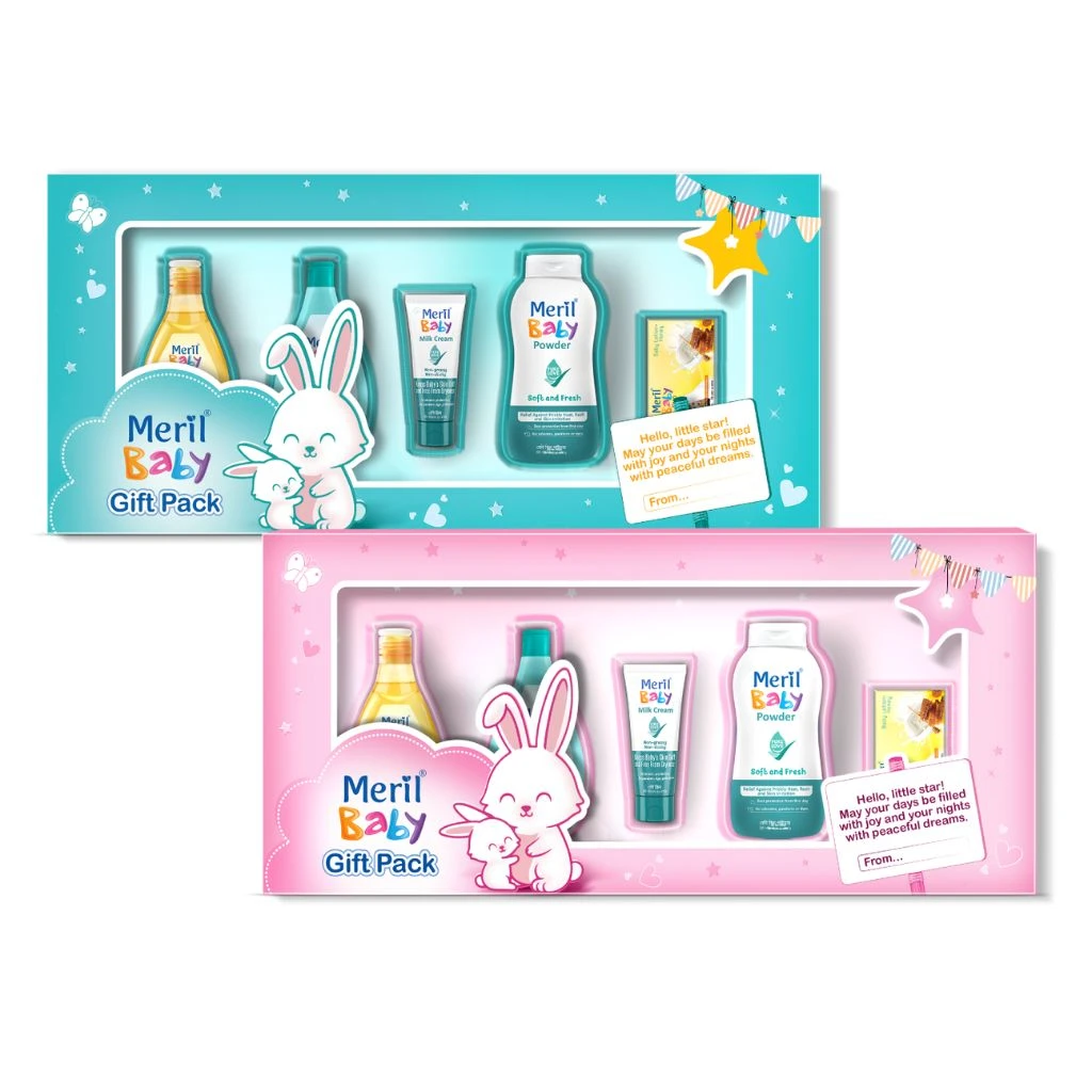 Meril Baby Gift Pack 5 in 1 (Assorted Color) 1 pcs - Photo 2