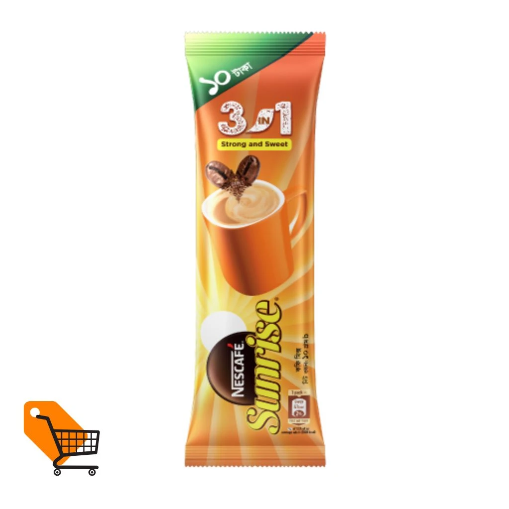 Nestle Nescafe Sunrise 3 in1 Instant Coffee Mix 10gm