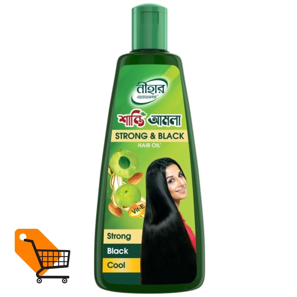Nihar Naturals Hair Oil Shanti Amla Srong & Black 290ml