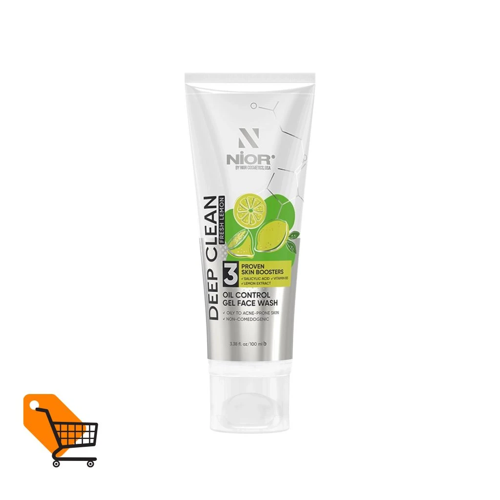 Nior Deep Clean Gel Face Wash Fresh Lemon 100ml