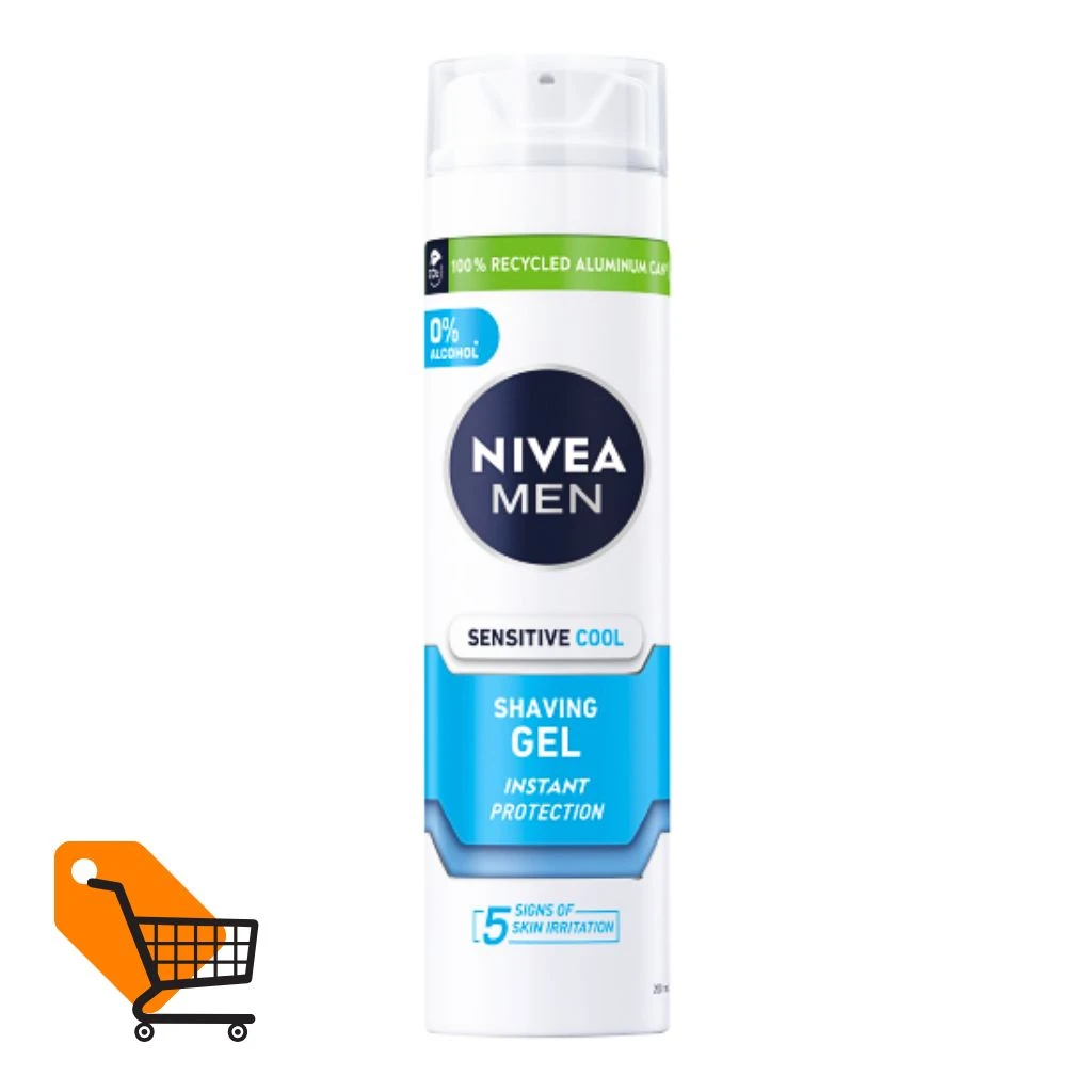 Nivea Men Sensitive Cooling Shaving Gel 200 ml