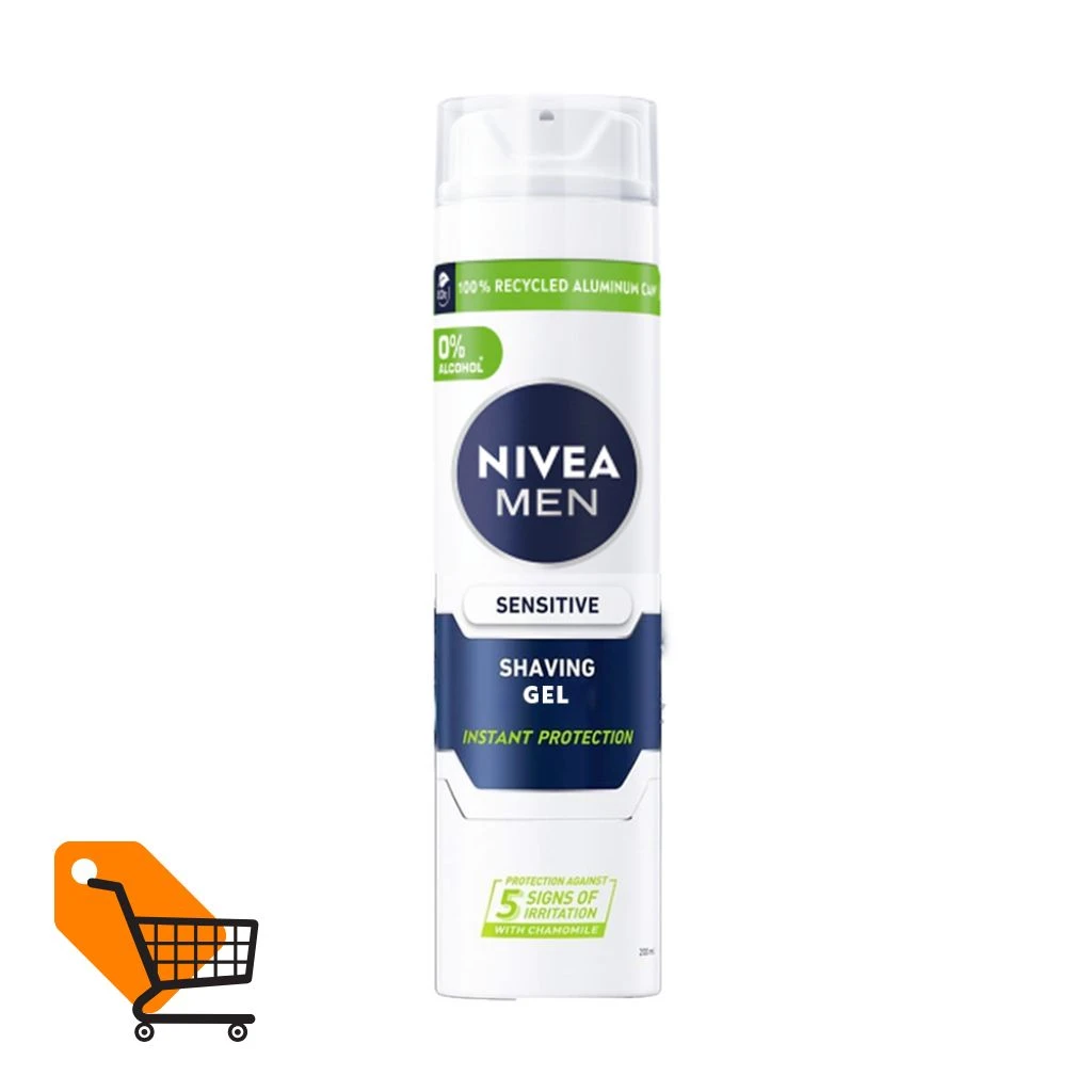 NIVEA MEN Sensitive Shaving Gel Instant Protection 200ml
