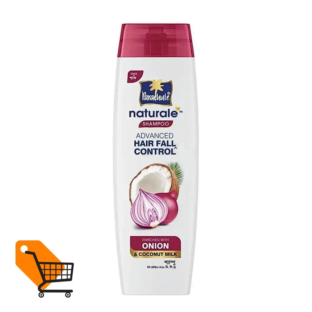 Parachute Naturale Advanced Hair Fall Control Enriched With Onion & Coconut Milk Shampoo 320ml