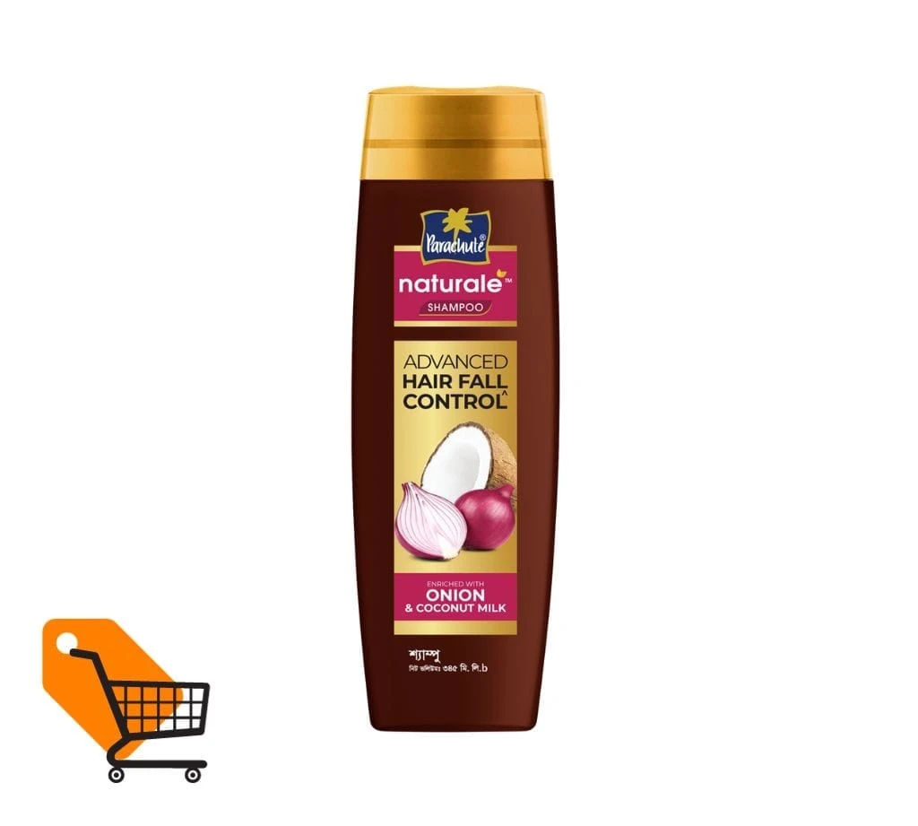 Parachute Naturale Shampoo Advanced Hair Fall Control (Onion & Coconut Milk) 345ml