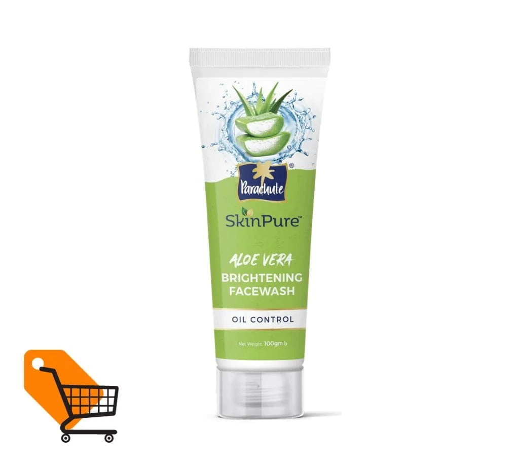 Parachute Skinpure Aloe Vera Brightening Facewash (Oil Control) 100gm