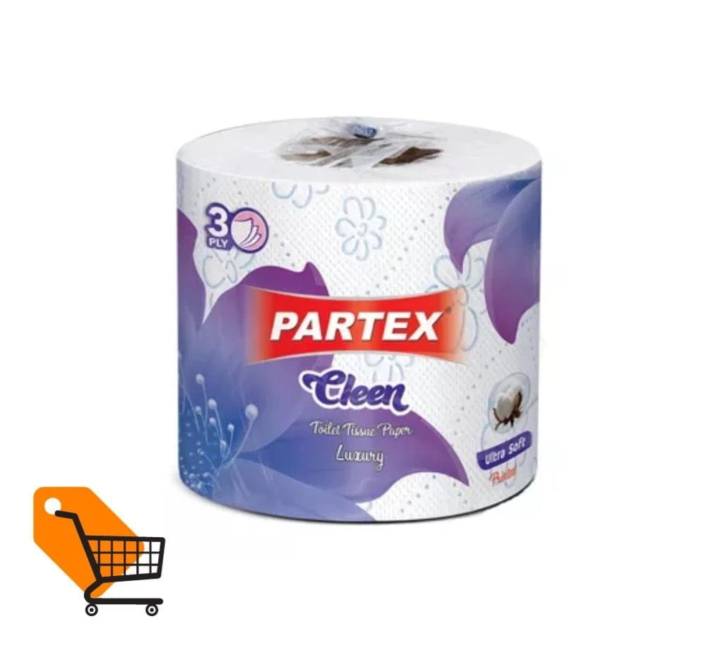 Partex Cleen Toilet Tissue Paper Luxury (3 Ply)