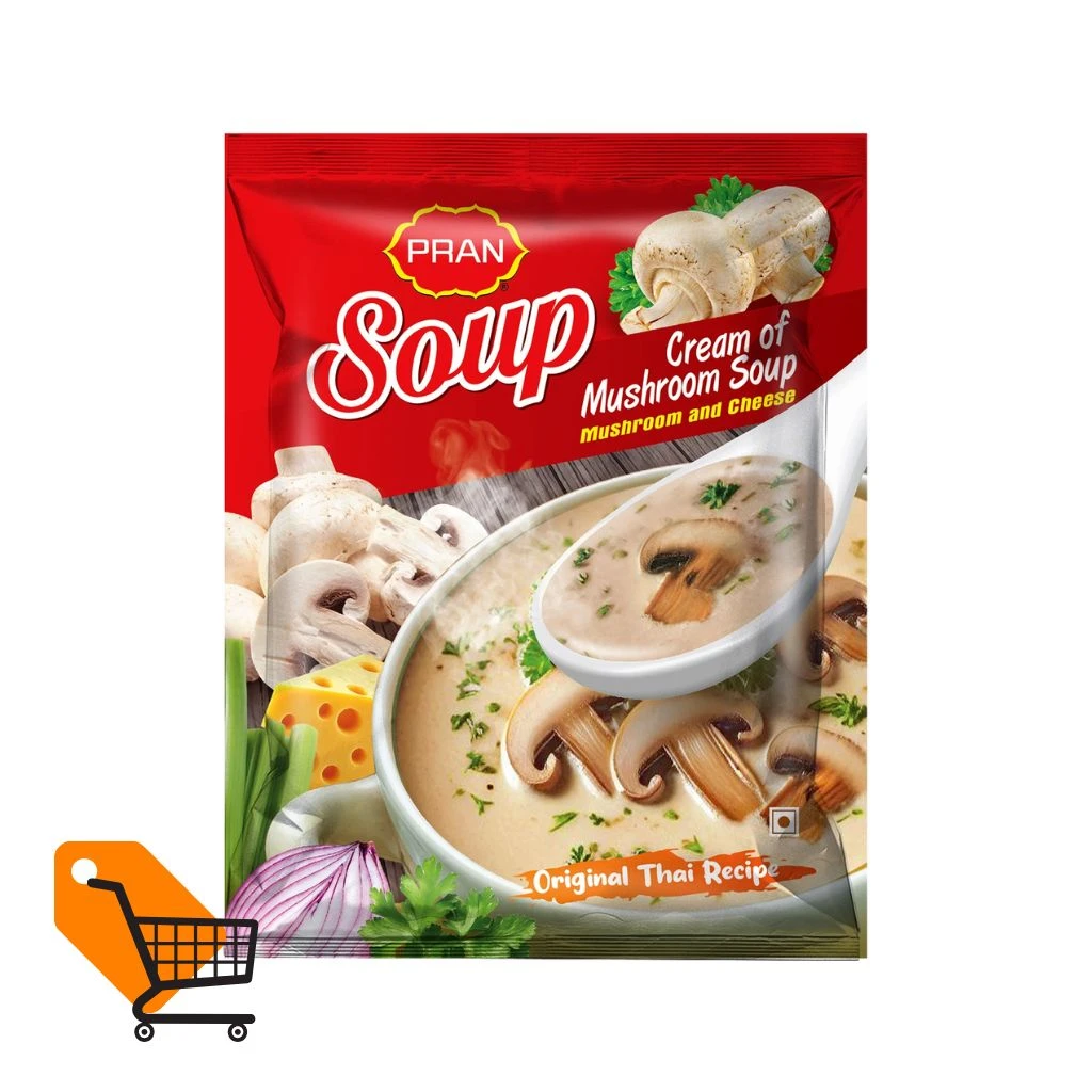 PRAN Cream of Mushroom Soup With Mushroom and Cheese 25g