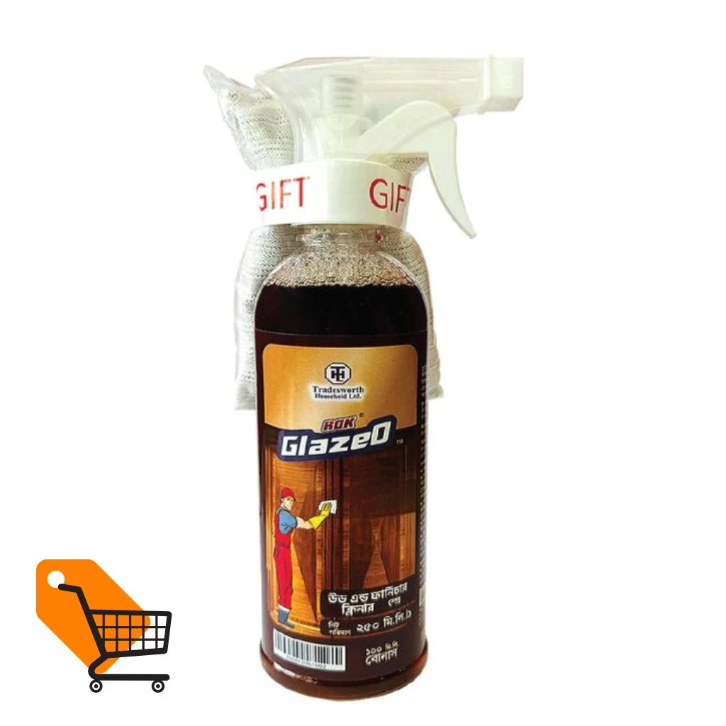 Rok Glazeo Woody Wood & Furniture Cleaner Spray 250ml + 100ml Bonus