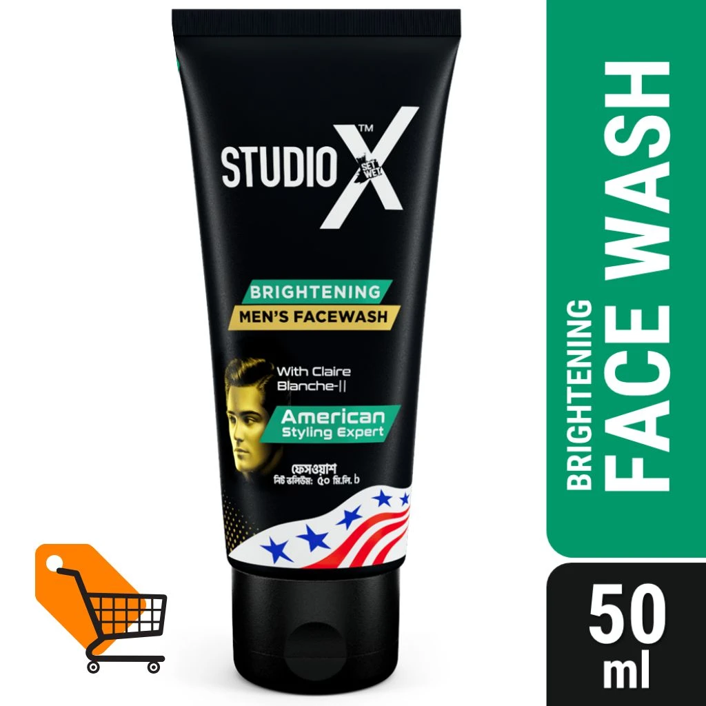 Studio X Brightening Men's Face Wash 50ml