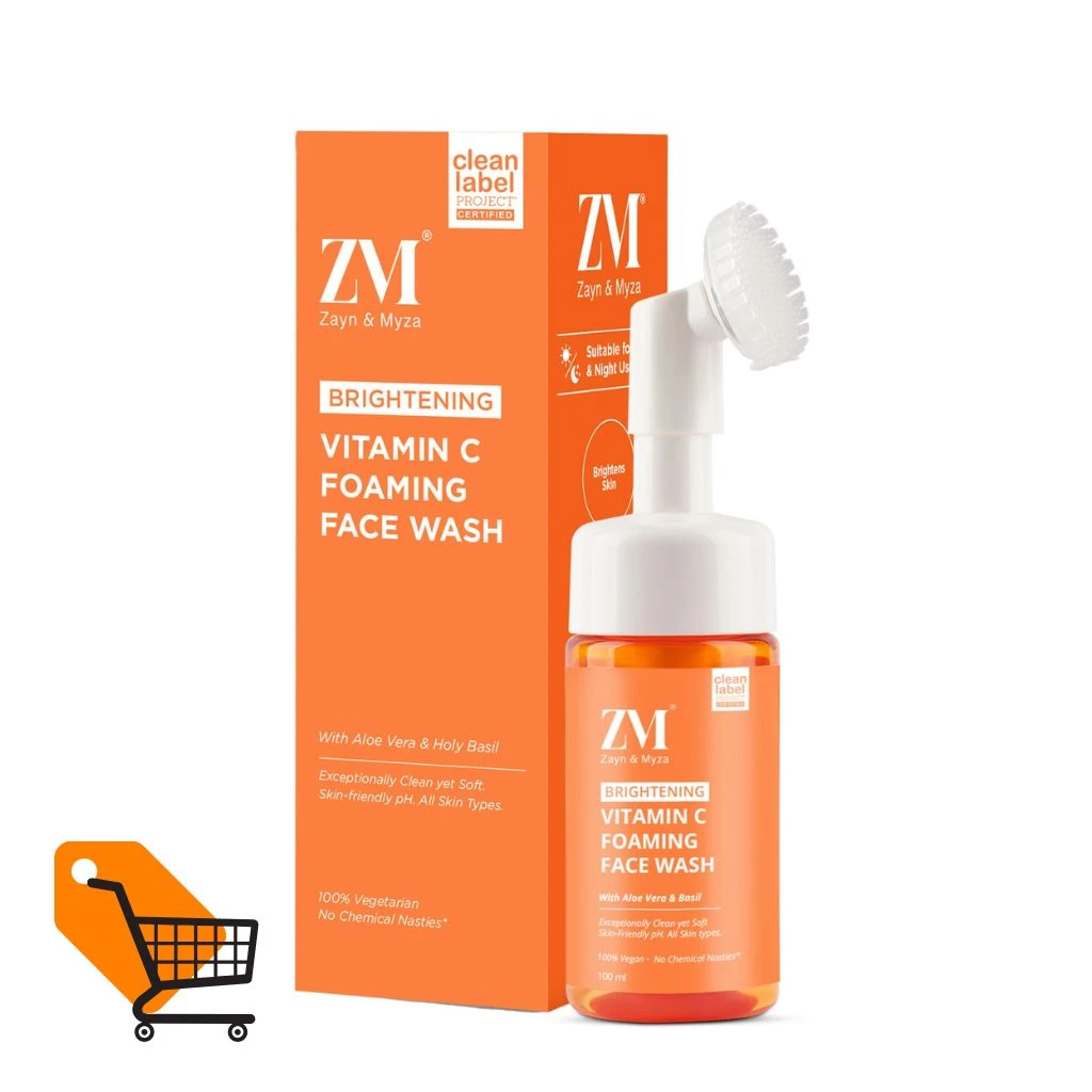 Zayn & Myza Brightening Vitamin C Foaming Face Wash 100 ml