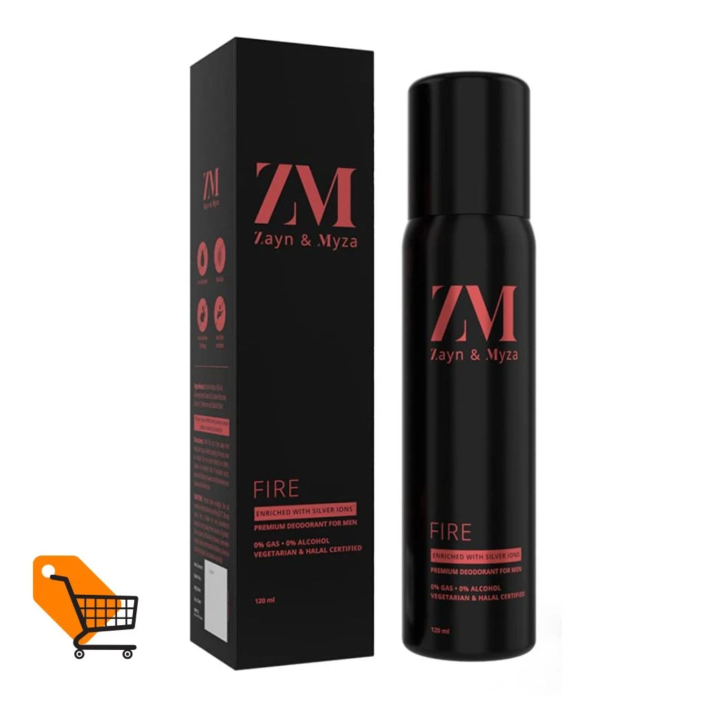 Zayn & Myza Fire Premium Deodorant Body Spray for Men 120ml